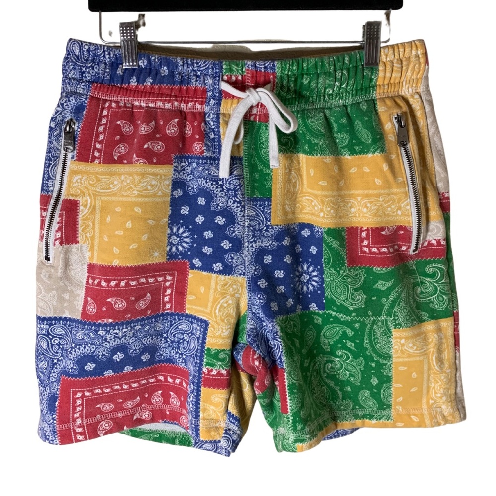 Used Multi-color Maison Article Bandana Shorts Lg